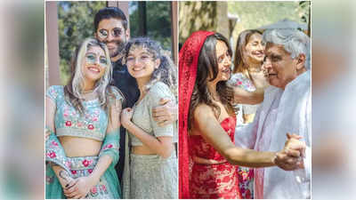 Farhan Akhtar ने बेटियों संग दिया पोज, ससुर जावेद के साथ Shibani का डांस, देखें वेडिंग सेरेमनी की Inside Pics