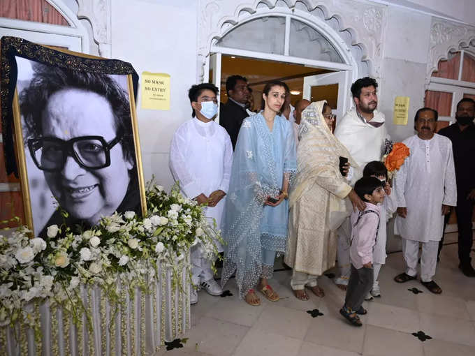 Bappi Lahari prayer meet at ISKCON