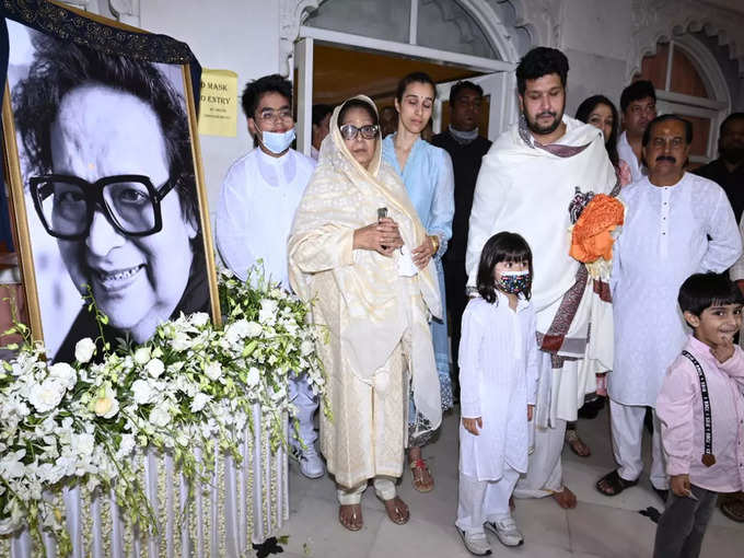 Bappi Lahari prayer meet at ISKCON