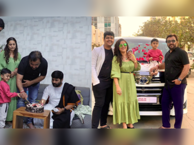 ગુજરાતી ગાયક Kirtidan Gadhviએ પરિવાર સાથે ઉજવ્યો જન્મદિવસ, પત્નીએ ગિફ્ટમાં આપી કાર
