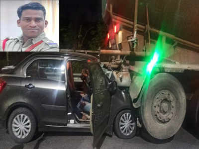 ORR Accident: ఓఆర్ఆర్‌పై అర్ధరాత్రి ఘోర రోడ్డు ప్రమాదం.. అక్కడికక్కడే ప్రాణలొదిలిన ఎస్సై