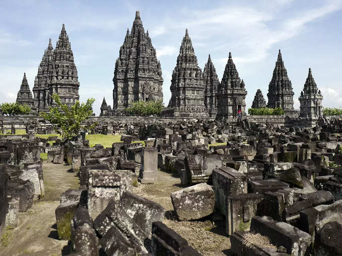 इंडोनेशिया के जावा में प्रम्बनन मंदिर - Prambanan Temple in Java, Indonesia