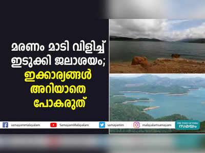 മരണം മാടി വിളിച്ച് ഇടുക്കി ജലാശയം; ഇക്കാര്യങ്ങള്‍ അറിയാതെ പോകരുത്‌ 