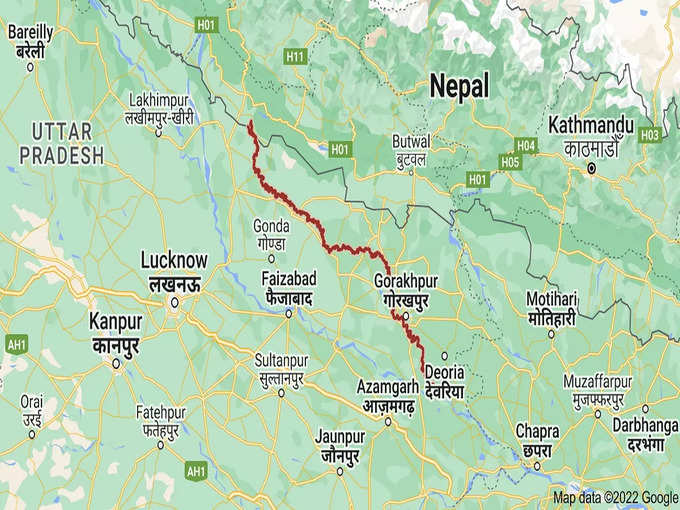 rapti river map