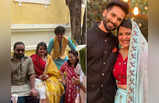 बुआ की शादी में शाहिद कपूर की बेटी मीशा ने पहना पंजाबी सूट, क्यूट लुक के साथ अपनी परांदी भी की फ्लॉन्ट