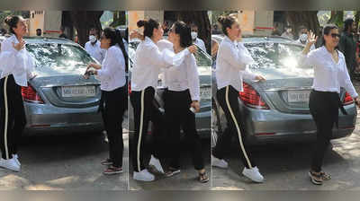 રસ્તામાં Kareena Kapoorને મળી ગઈ Kajol, ઊભા રહીને બંને કરવા લાગ્યા વાતો, ટૂંકી મુલાકાતનો વિડીયો વાયરલ