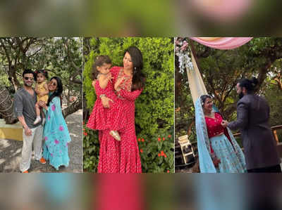 Sanah Kapurના લગ્નમાં પરિવાર સાથે સામેલ થયો એક્ટર Karan Patel, પત્ની અંકિતા અને દીકરી મહેરે જાનમાં કર્યું ટ્વિનિંગ 