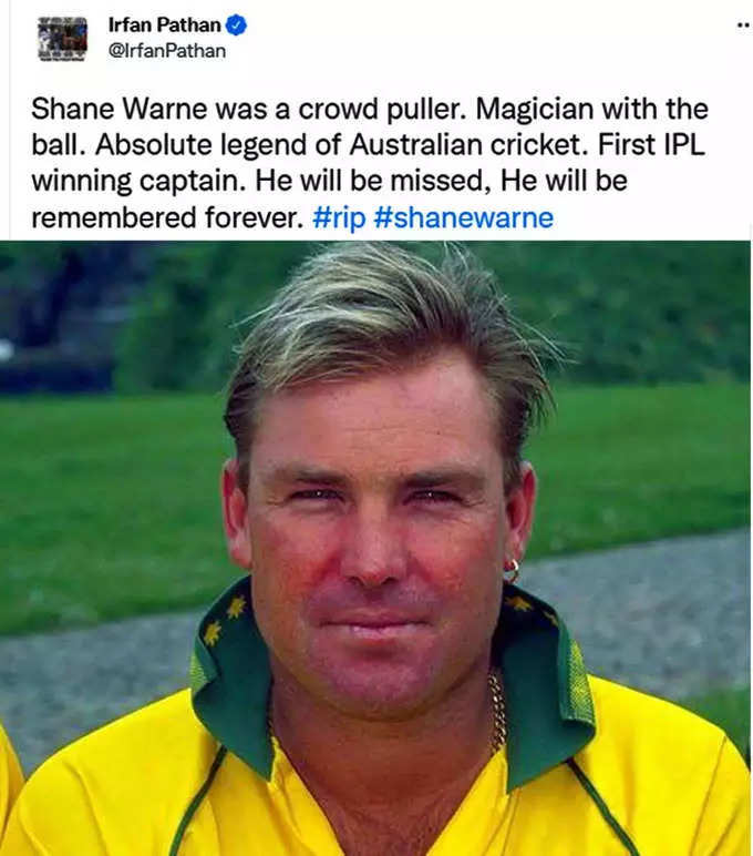 ક્રિકેટર Shane Warneનું 52 વર્ષની ઉંમરે અવસાન