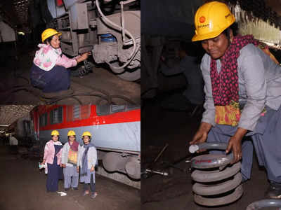 International Womens Day : ट्रेनों की मरम्मत से लेकर सुरक्षा तक... रेलवे में जोखिम भरे कार्यों को कर रहीं महिलाएं 