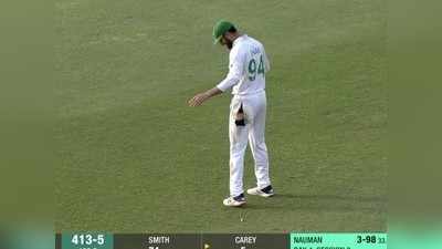 Live सामन्यात पाकिस्तानी खेळाडूची पँट फाटली; सोशल मीडियावर व्हिडिओ व्हायरल