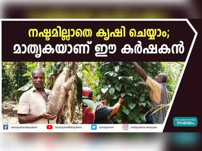 നഷ്ടമില്ലാതെ കൃഷി ചെയ്യാം; മാതൃകയാണ് ഈ കര്‍ഷകന്‍