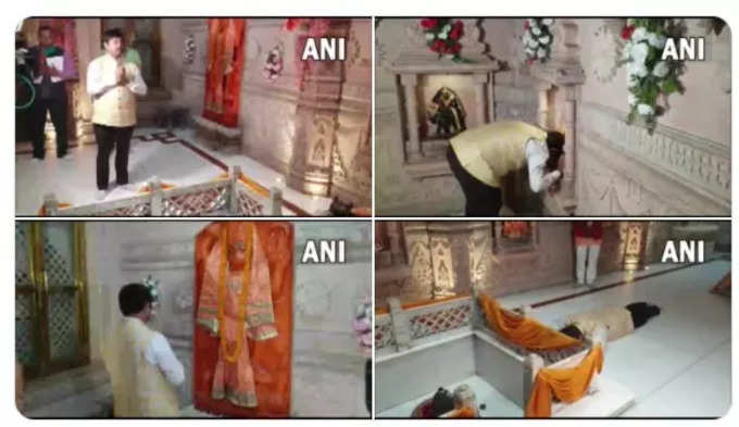 मंदिरों में आशीर्वाद लेने जा रहे कैंडिडेट