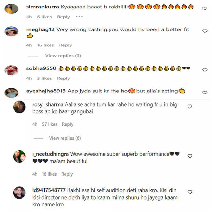 comments on rakhi video