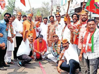 मराठवाड्यात भाजपचा जल्लोष