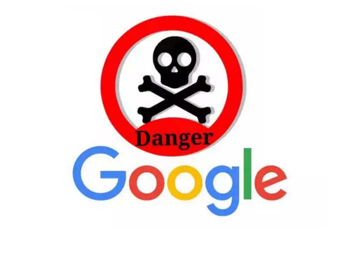 google chrome warning.