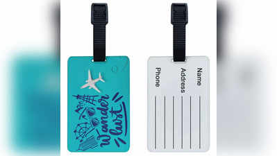 प्रवासाची तयारी होईल पूर्ण या travel bag tags सह