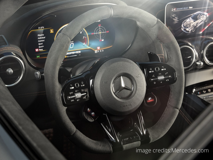 Mercedes AMG steering