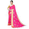 Party Wear, Reception Pink and Majenta color Georgette fabric Saree :  1865719