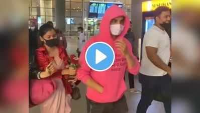 Video : कार्तिक आर्यनमागे गुलाब घेऊन धावल्या मुली, कॅमेरामन म्हणतो प्रपोझ तरी करा!