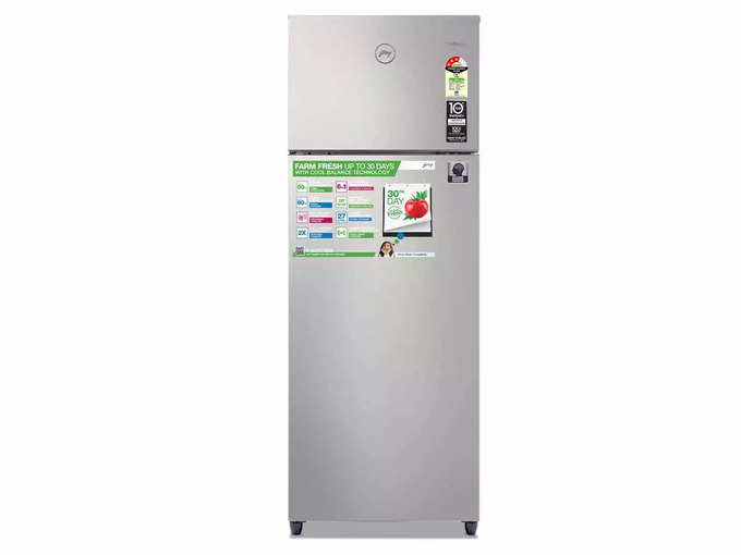 ​Godrej 244 L 3 Star Inverter Frost-Free Double Door Refrigerator