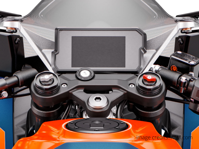 KTM RC 390 2022 display