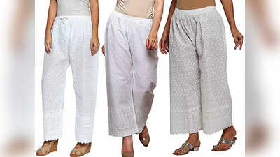 इन white palazzo pants से मिलेगा कूल और ट्रेंडी लुक, किसी भी टॉप और कुर्ती के साथ कर सकती हैं पेयर