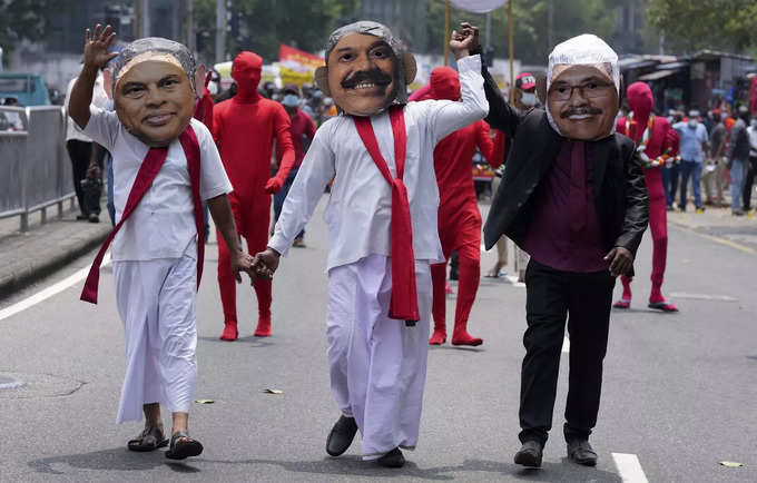 Protest in Sri Lanka