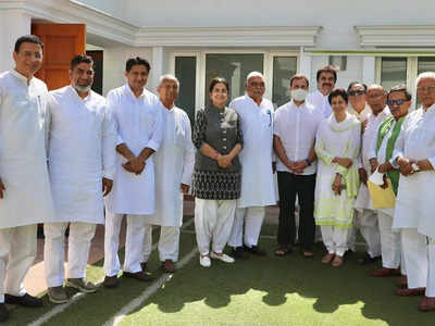 कोई कड़वाहट नहीं एकजुट होकर लड़ेंगे चुनाव... हुड्डा समेत हरियाणा कांग्रेस के नेताओं की राहुल गांधी से मुलाकात