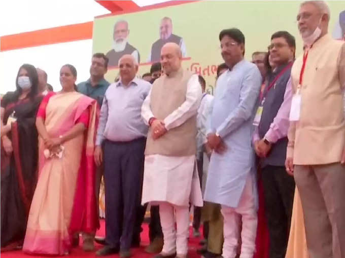 Amit Shah Gujarat Visit 4