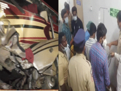 Andhra pradesh Bus accident :  चित्तूर में बस खाई में गिरी, 7 यात्रियों की मौत, 50 यात्री थे सवार