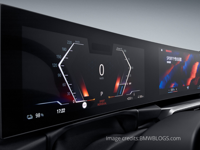 BMW i3 screen