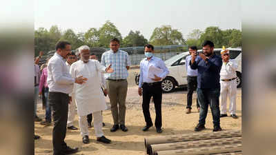 Lucknow News: फील्‍ड में उतरे जलशक्ति मंत्री, लखनऊ में जल परियोजनाओं का ताबड़तोड़ निरीक्षण