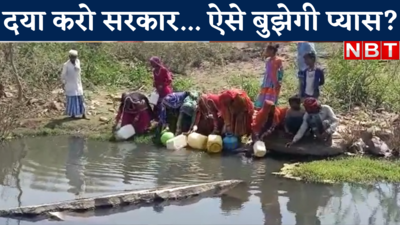 Ashok Nagar News : देख लीजिए सरकार, नाले के गंदे पानी से प्यास बुझा रहे 100 से अधिक परिवार