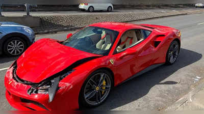 VIRAL: শো-রুম থেকে বের হতেই দুর্ঘটনায় 2.5 কোটির Ferrari! দেখুন