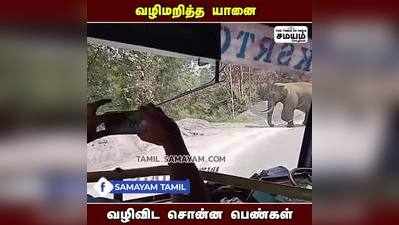 நீங்க போயிருங்கய்யா... போயிருங்கய்யா... துணிச்சலான டிரைவர்... பாசத்தால் விரட்டிய பயணிகள்!