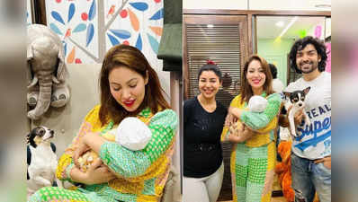 BFF Debina Bonnerjee-Gurmeet Choudharyની દીકરીને રમાડવા પહોંચી Munmun Dutta, હાથમાં લઈને થઈ ઈમોશનલ