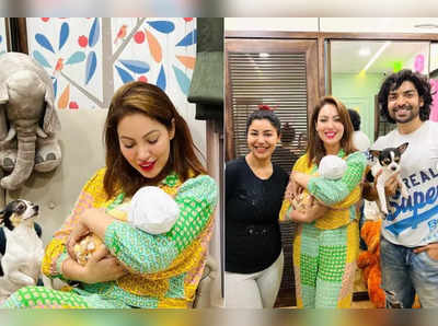 BFF Debina Bonnerjee-Gurmeet Choudharyની દીકરીને રમાડવા પહોંચી Munmun Dutta, હાથમાં લઈને થઈ ઈમોશનલ