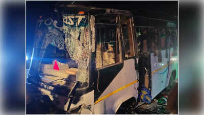 Agra Lucknow express way: ड्राइवर की झपकी बनी काल, आगरा-लखनऊ एक्सप्रेस-वे पर पुलिया से टकराई बस, 1 की मौत कई घायल