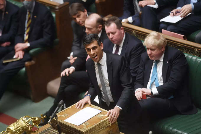 British Chancellor of the Exchequer Rishi Sunak