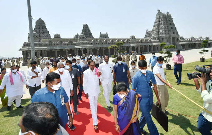 kcr at yadadri