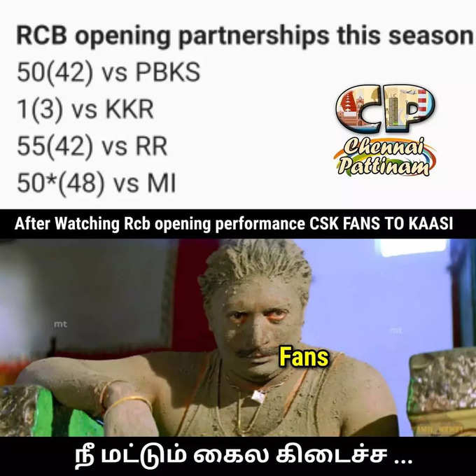 CSK-வை வச்சு செய்யும் நெட்டிசன்கள்...