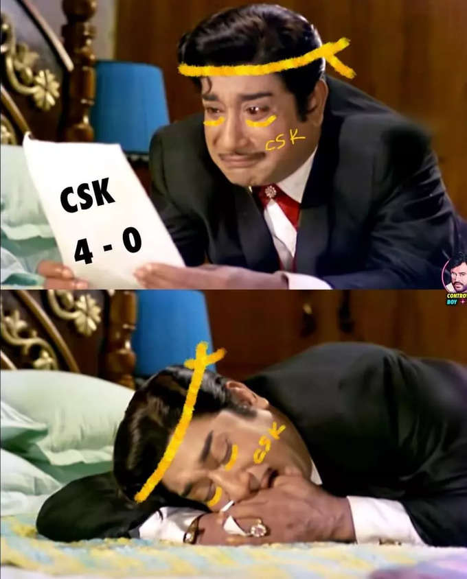 CSK-வை வச்சு செய்யும் நெட்டிசன்கள்...