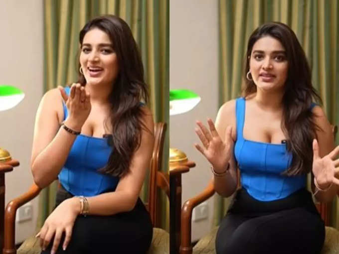 Nidhhi Agerwal Condom Promotion