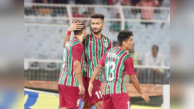 যুবভারতীতে Blue Star FC-কে পাঁচ গোলের মালা ATK Mohun Bagan-এর