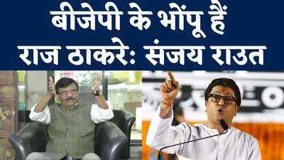 BJP के लाउडस्पीकर बन गए हैं राज ठाकरे, संजय राउत का पलटवार