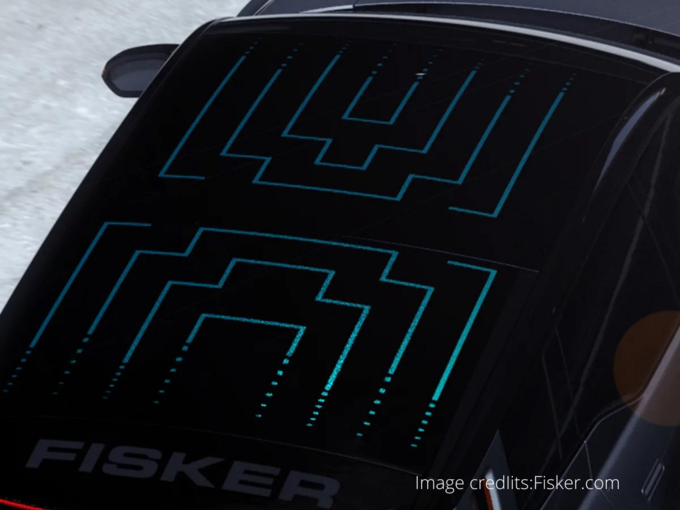 FISKER OCEAN solar panel