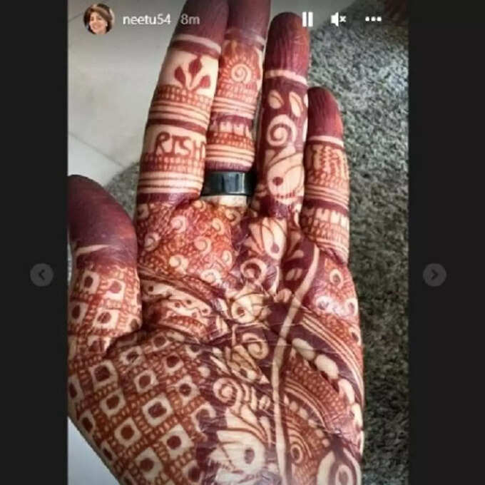 neetu kapoor mehndi rishi kapoor1