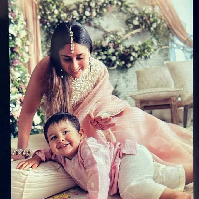 रणबीर-आलिया की शादी में बेटे जेह के साथ कुछ इस तरह मस्‍ती करती नजर आईं करीना कपूर खान