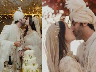 Ranbir-Alia ने शादी की हर रस्म के बाद किया लिप किस! ये फोटोज देख बेताब फैंस बोले- कितने Kiss Of Love
