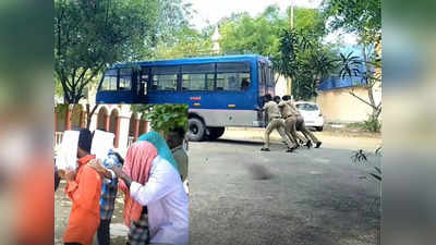 விருதுநகர் கூட்டு பலாத்காரம்; கைதிகளை ஏற்றி வந்த வாகனம் ரிப்பேரானதால் பரபரப்பு